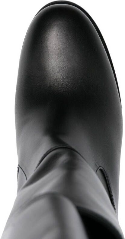 Alexander McQueen Slash over-the-knee boots Black
