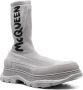 Alexander McQueen sock-fit logo-print sneakers Grey - Thumbnail 2