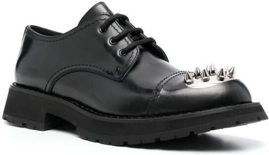 Alexander McQueen spike-stud Derby shoes Black