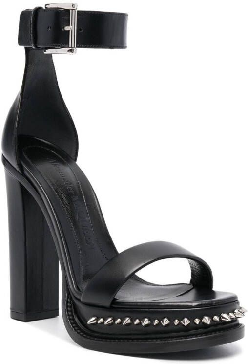 Alexander McQueen spiked-sole high-heel sandals Black