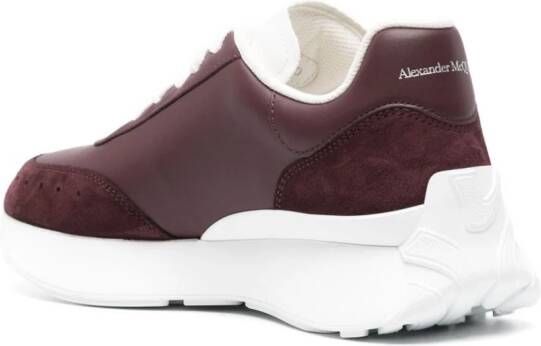Alexander McQueen Sprint Runner leather sneakers Red
