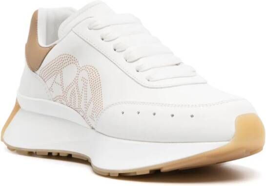 Alexander McQueen Sprint Runner leather sneakers White
