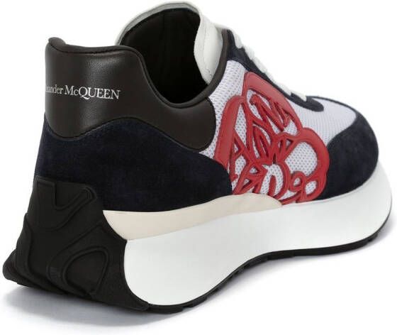 Alexander McQueen Sprint Runner chunky rubber sole sneakers Black