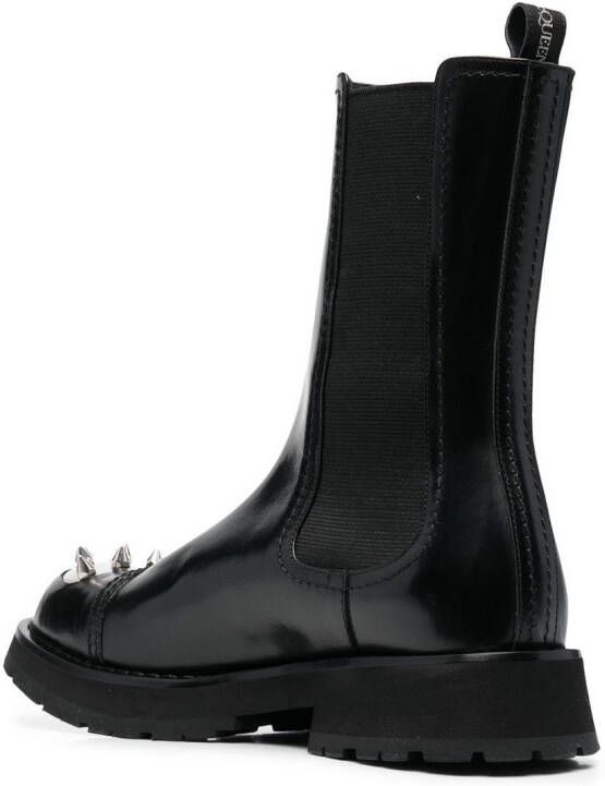 Alexander McQueen stud-detail Chelsea boots Black