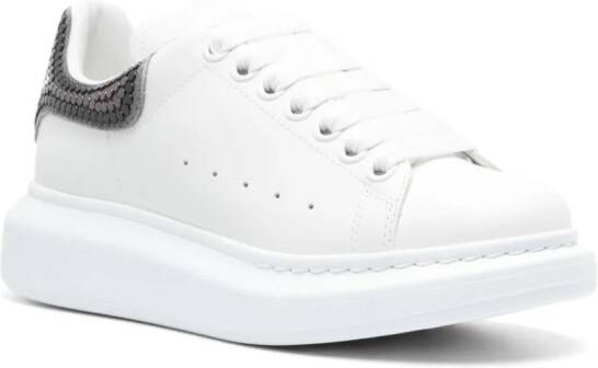Alexander McQueen stud-detailing leather sneakers White