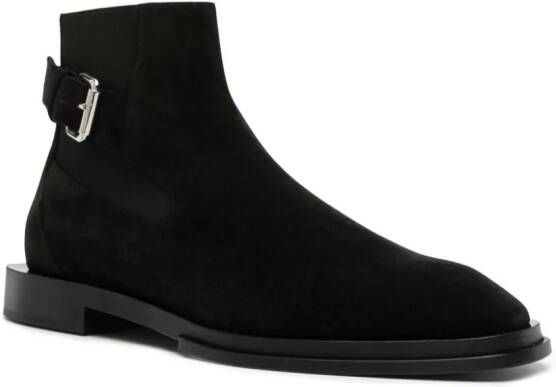 Alexander McQueen suede ankle boots Black