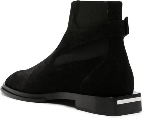 Alexander McQueen suede ankle boots Black