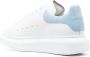 Alexander McQueen suede-panel lace-up sneakers White - Thumbnail 3
