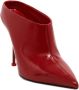 Alexander McQueen Thorn patent leather mules Red - Thumbnail 2