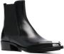Alexander McQueen toe-cap 35mm leather boots Black - Thumbnail 2