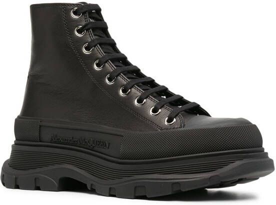 Alexander McQueen Tread ankle boots Black