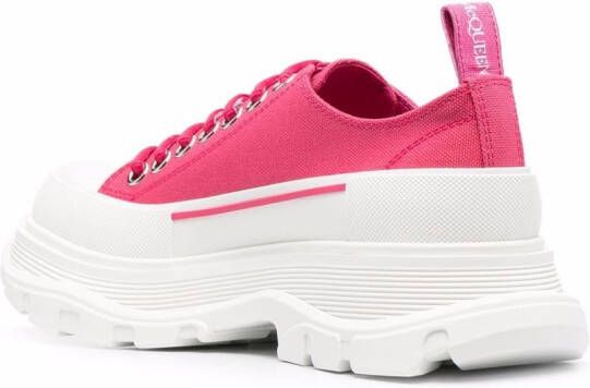 Alexander McQueen Tread chunky-sole sneakers Pink