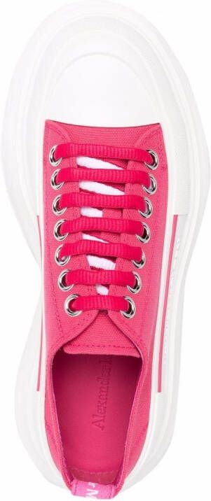Alexander McQueen Tread chunky-sole sneakers Pink