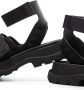 Alexander McQueen Tread flat sandals Black - Thumbnail 4
