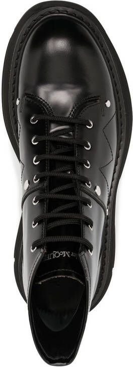 Alexander McQueen Tread lace-up boots Black