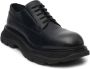 Alexander McQueen Tread leather Derby shoes Black - Thumbnail 2