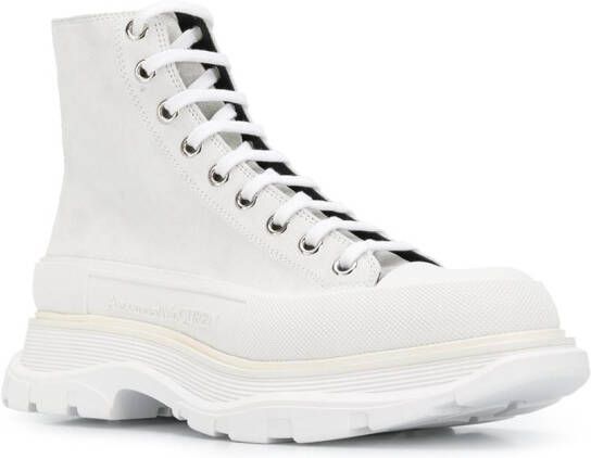 Alexander McQueen Tread Slick boots White