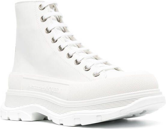 Alexander McQueen Tread Slick boots White