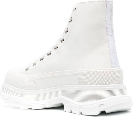 Alexander McQueen Tread Slick boots White