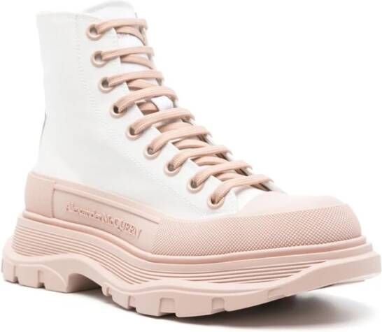 Alexander McQueen Tread Slick boots White