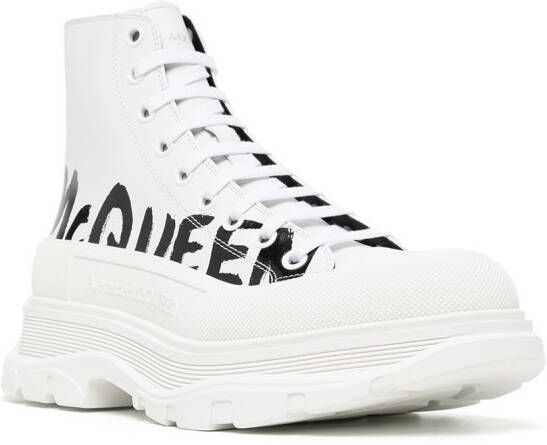 Alexander McQueen Tread Slick boots White