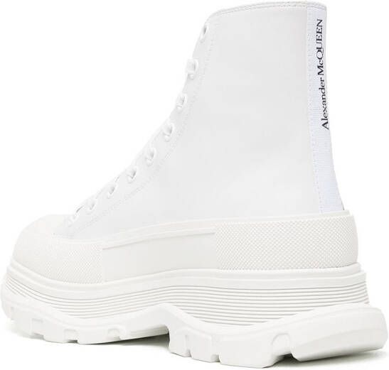 Alexander McQueen Tread Slick boots White