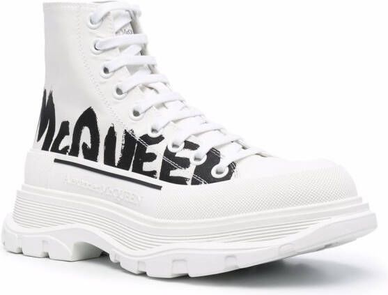 Alexander McQueen Tread Slick hi-top sneakers White
