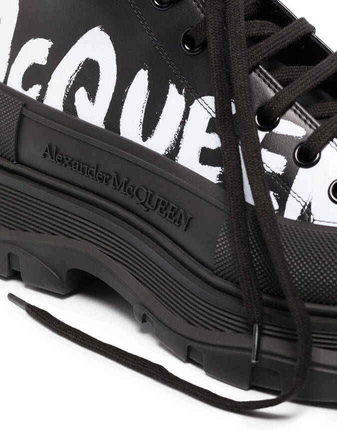 Alexander McQueen Tread Slick high-top sneakers Black
