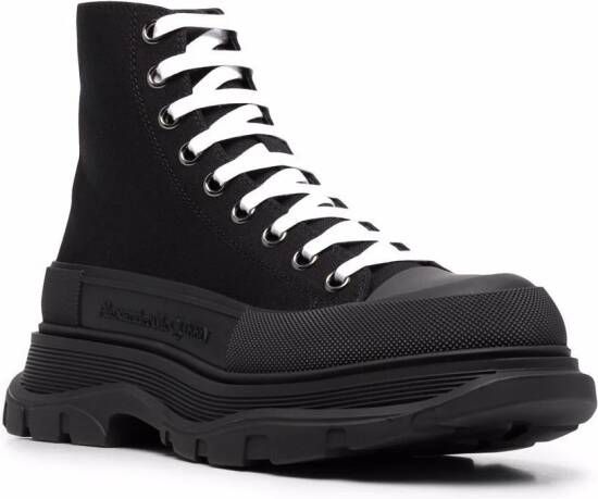 Alexander McQueen Tread Slick high-top sneakers Black