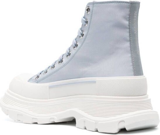 Alexander McQueen Tread Slick high-top sneakers Blue