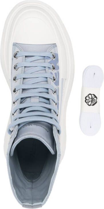 Alexander McQueen Tread Slick high-top sneakers Blue