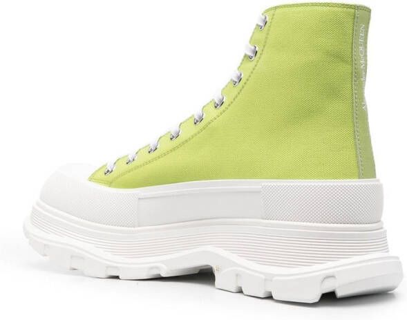 Alexander McQueen Tread Slick high-top sneakers Green