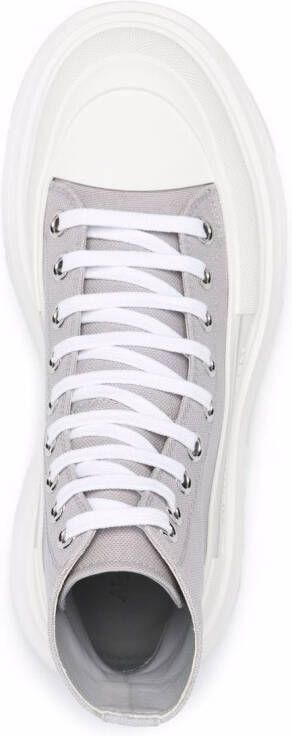 Alexander McQueen Tread Slick high-top sneakers Grey