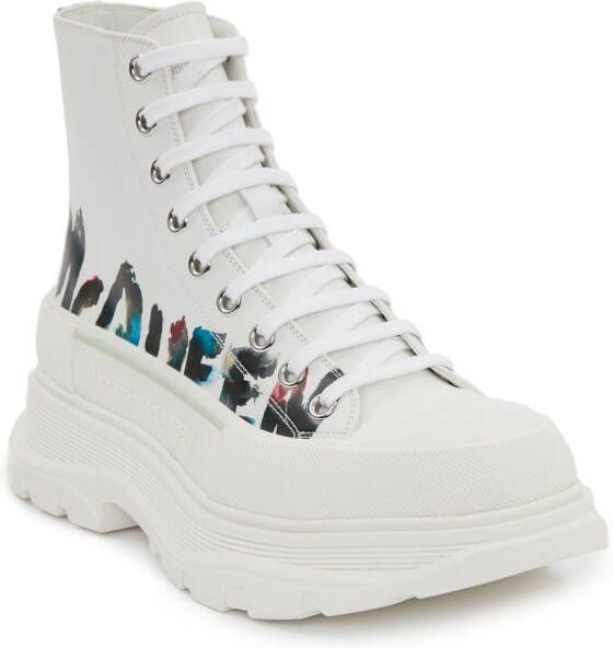 Alexander McQueen Tread Slick high-top sneakers White