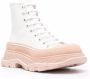 Alexander McQueen Tread Slick lace-up ankle boots White - Thumbnail 2