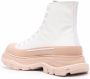 Alexander McQueen Tread Slick lace-up ankle boots White - Thumbnail 3
