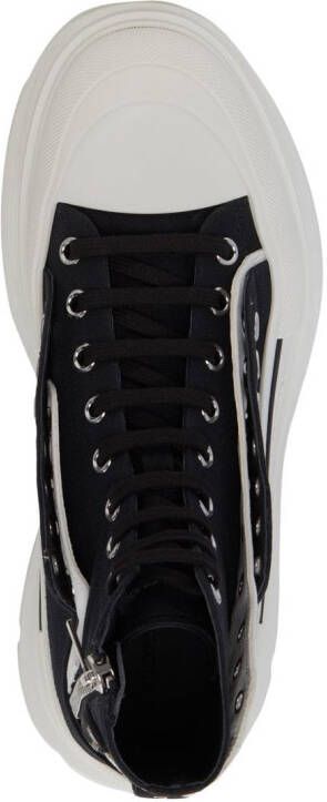 Alexander McQueen Tread Slick lace-up fastening boots Black