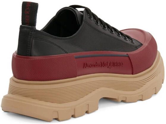 Alexander McQueen Tread Slick lace-up shoes Black