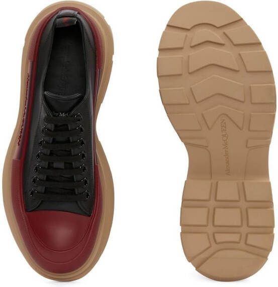 Alexander McQueen Tread Slick lace-up shoes Black