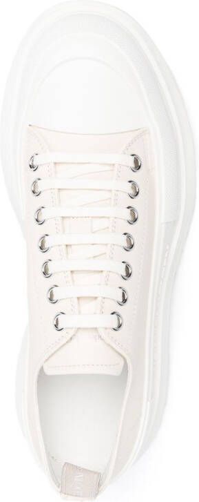 Alexander McQueen Tread Slick lace-up shoes Neutrals