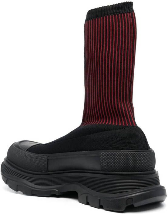 Alexander McQueen Tread Slick sock boots Black