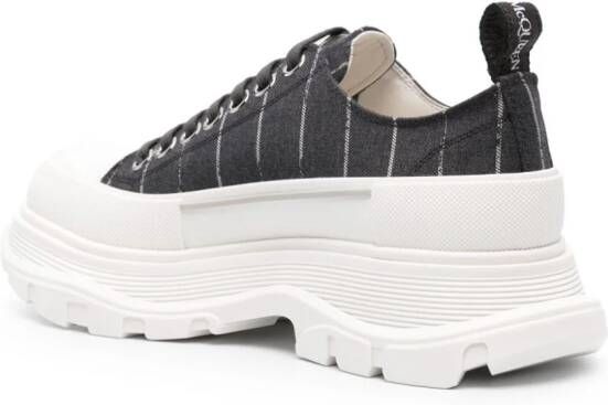 Alexander McQueen Tread Slick striped sneakers Grey