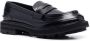 Alexander McQueen tread-sole penny-slot loafers Black - Thumbnail 2