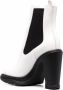 Alexander McQueen two-tone leather boots White - Thumbnail 3