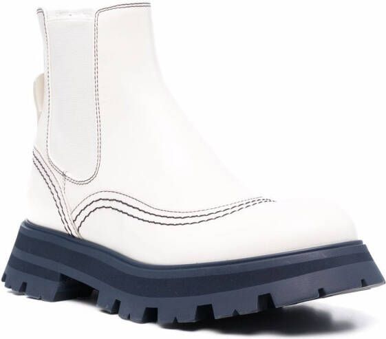 Alexander McQueen Wander Chelsea boots White