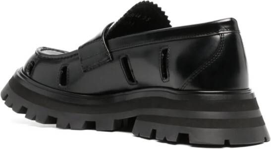 Alexander McQueen Wander chunky leather loafers Black