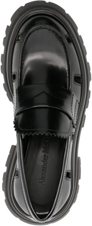 Alexander McQueen Wander chunky leather loafers Black