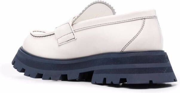 Alexander McQueen Wander chunky lug loafers White