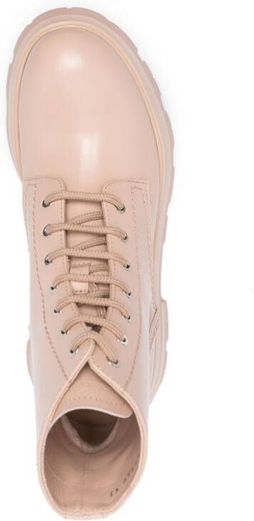 Alexander McQueen Wander lace-up boots Pink