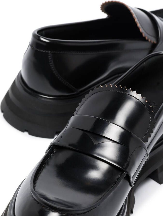 Alexander McQueen Wander leather loafers Black